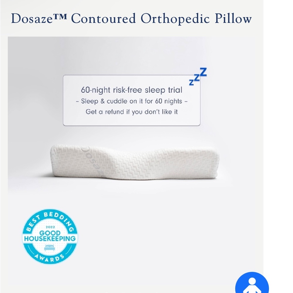 Contour orthopedic pillow